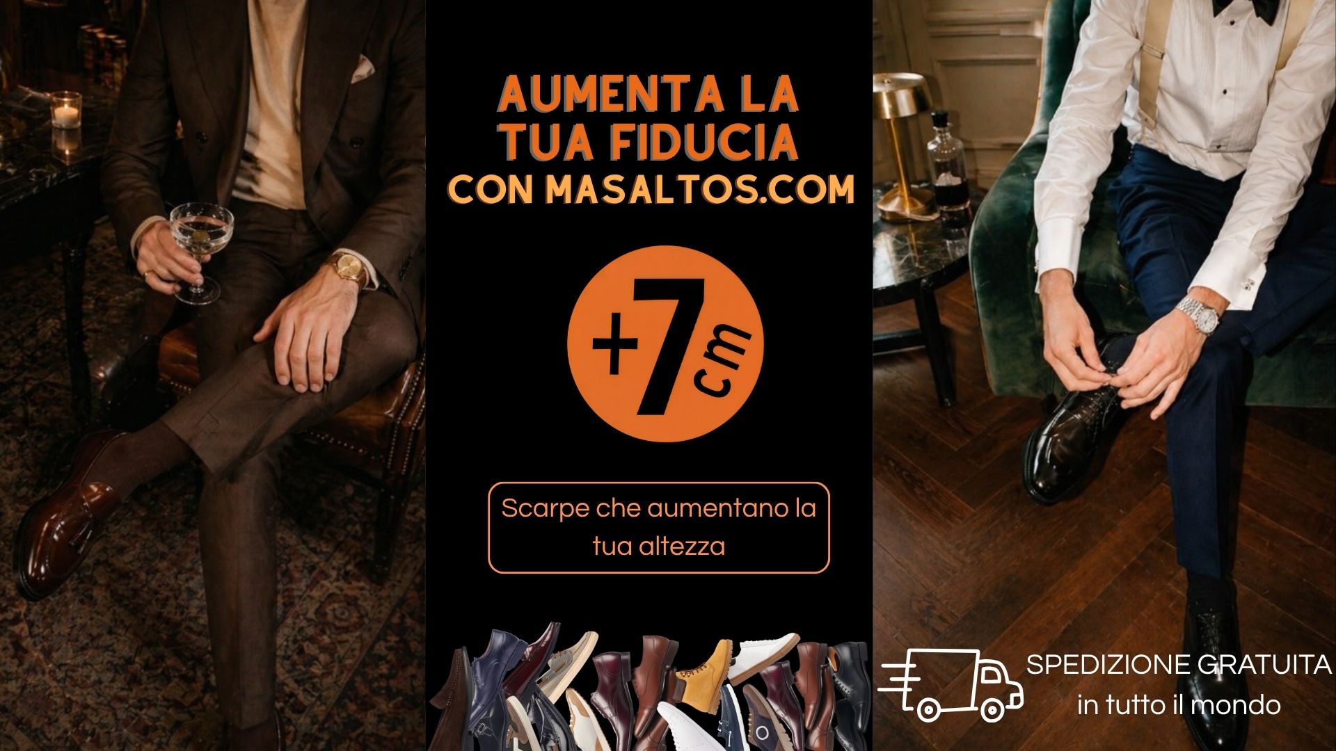 Scarpe per essere pi&ugrave; alto